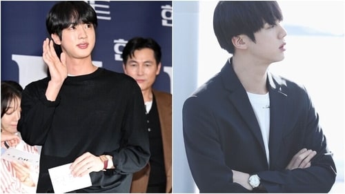BTS' Jin wearing Cartier watches. (Pinterest) BTS' Jin wearing Cartier watches. (Pinterest)