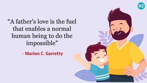 A father's embrace brings comfort and warmth like no other. (HT photo) A father's embrace brings comfort and warmth like no other. (HT photo)