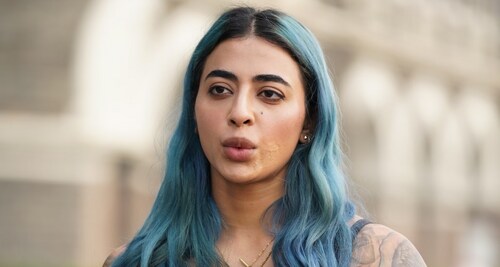 Bani J in Four More Shots Please. Bani J in Four More Shots Please.
