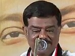 DMK leader Sivaji Krishnamurthy.