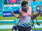 Abhishek Verma defeated James Lutz of USA 148-146 on Saturday.