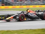 Red Bull Racing driver Max Verstappen (NED) races during the qualifying session of the Canadian Grand Prix at Circuit Gilles Villeneuve