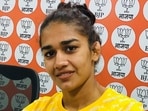 Commonwealth Games gold medallist and BJP leader Babita Phogat Commonwealth Games gold medallist and BJP leader Babita Phogat