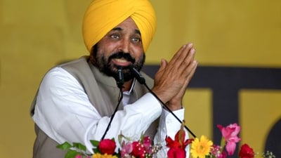 Bhagwant Mann addressed the allegations of alcoholism at a television interview Bhagwant Mann addressed the allegations of alcoholism at a television interview