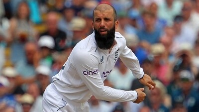 England's Moeen Ali bowls during play on day two of the first Ashes cricket Test match between England and Australia (AFP) England's Moeen Ali bowls during play on day two of the first Ashes cricket Test match between England and Australia (AFP)