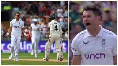 James Anderson scripted history by taking the crucial wicket of Alex Carey (Reuters-ECB Twitter ) James Anderson scripted history by taking the crucial wicket of Alex Carey (Reuters-ECB Twitter )