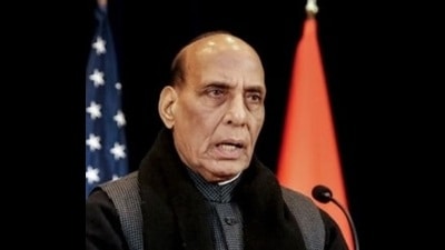 Defence minister reviews railway projects; holds meeting with officials. (HT Photo) Defence minister reviews railway projects; holds meeting with officials. (HT Photo)