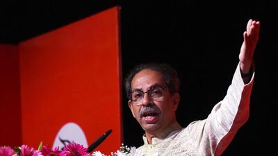 Former Maharashtra CM Uddhav Thackeray's faction is holding a key meetting of its office bearers at NSCI Worli in Mumbai today, ahead of Shiv Sena's foundation Day in Mumbai. HT photo Former Maharashtra CM Uddhav Thackeray's faction is holding a key meetting of its office bearers at NSCI Worli in Mumbai today, ahead of Shiv Sena's foundation Day in Mumbai. HT photo