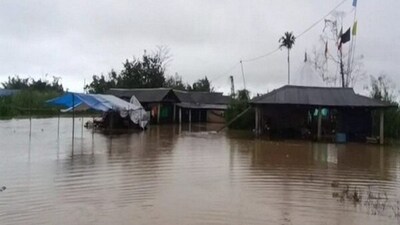 Floods wreak havoc in Eastern Nepal (ANI) Floods wreak havoc in Eastern Nepal (ANI)
