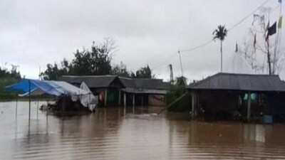 Nepal Floods: Floods wreak havoc in Eastern Nepal. (ANI) Nepal Floods: Floods wreak havoc in Eastern Nepal. (ANI)