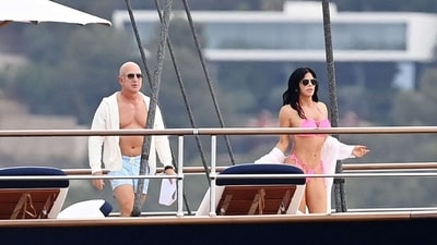 Jeff Bezos recently sailed with his girlfriend Lauren Sanchez, on his superyacht (Twitter) Jeff Bezos recently sailed with his girlfriend Lauren Sanchez, on his superyacht (Twitter)