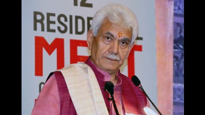 LG Sinha was speaking during the weekly radio programme “Awaam ki Awaaz”. (ANI Photo) LG Sinha was speaking during the weekly radio programme “Awaam ki Awaaz”. (ANI Photo)