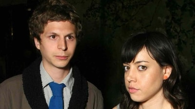 Michael Cera and Aubrey Plaza (Twitter)