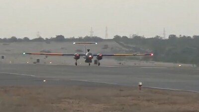 TAPAS Unmanned Aerial Vehicle (UAV). (Twitter/ ANI) TAPAS Unmanned Aerial Vehicle (UAV). (Twitter/ ANI)
