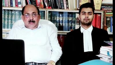 Usama Qamar Siddiqui with his father Qamrul H Siddiqui, Usama Qamar Siddiqui with his father Qamrul H Siddiqui,