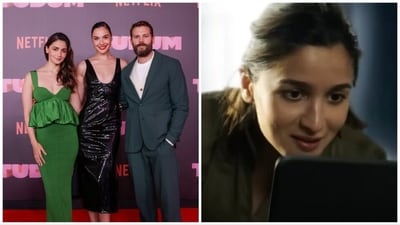 Alia Bhatt stars with Gal Gadot and Jamie Dornan in Heart of Stone. Alia Bhatt stars with Gal Gadot and Jamie Dornan in Heart of Stone.