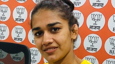Commonwealth Games gold medallist and BJP leader Babita Phogat Commonwealth Games gold medallist and BJP leader Babita Phogat