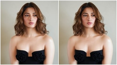 Playing muse to fashion designer house Magda Butrym, Tamannaah picked a stunning black ensemble from the shelves of the designer house.&nbsp; (Instagram/@tamannaahspeaks)