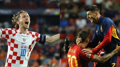 Croatia face Spain in the 2023 UEFA Nations League final. Croatia face Spain in the 2023 UEFA Nations League final.