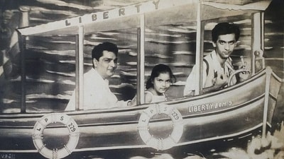 Zeenat Aman shared a black and white childhood picture which showed her father posing behind her in a boat. Recalling fond memories with him, she wrote, “I remember going for long walks with him during which he would treat me to ice cream. He would tell me stories and would recite Urdu poems, some of which he made up especially for me. He would also write beautiful letters in English to my mother and I.” Zeenat Aman shared a black and white childhood picture which showed her father posing behind her in a boat. Recalling fond memories with him, she wrote, “I remember going for long walks with him during which he would treat me to ice cream. He would tell me stories and would recite Urdu poems, some of which he made up especially for me. He would also write beautiful letters in English to my mother and I.”