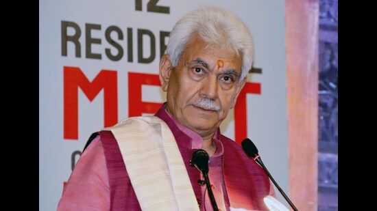 LG Sinha was speaking during the weekly radio programme “Awaam ki Awaaz”. (ANI Photo)
