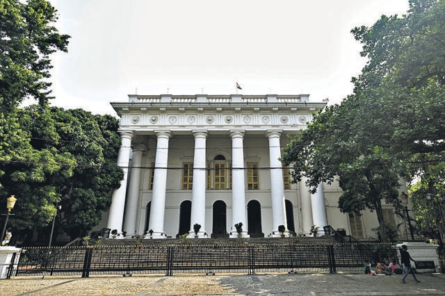 The Town Hall in Kolkata served as the venue for the last two days of the second session of the Indian National Congress in 1886. (Samir Jana/HT Photo) The Town Hall in Kolkata served as the venue for the last two days of the second session of the Indian National Congress in 1886. (Samir Jana/HT Photo)