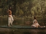 Prabhas and Kriti Sanon in a still from Om Raut's Adipurush.