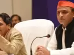 Former Uttar Pradesh CMs Mayawati and Akhilesh Yadav (File Photo)