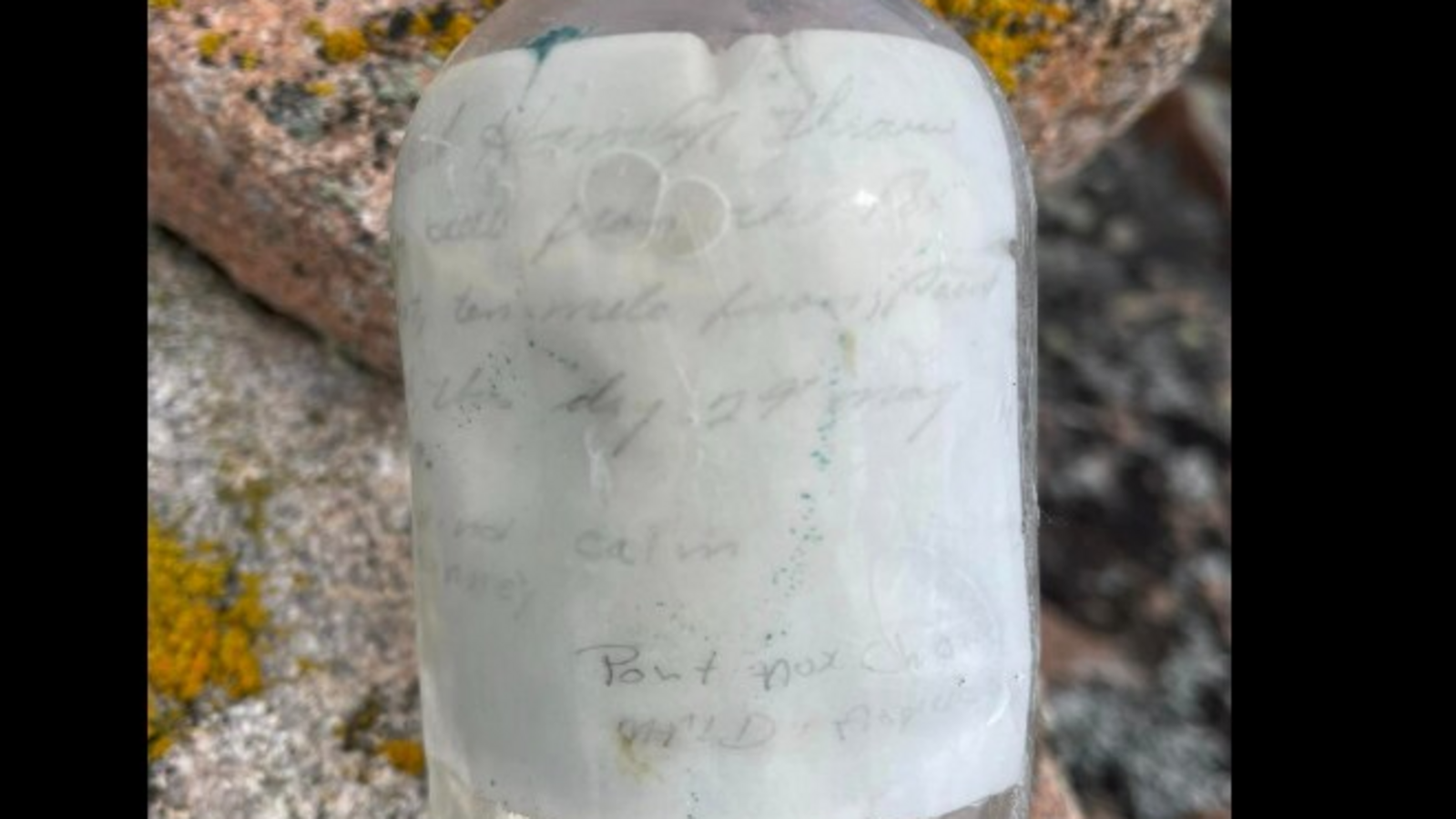 Message from 1989 hidden inside a plastic bottle, recovered - Vimarsana News