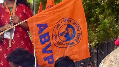 A member of the ABVP was arrested for circulating obscene videos of himself with women on social media. (PTI) A member of the ABVP was arrested for circulating obscene videos of himself with women on social media. (PTI)