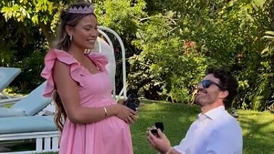 Brody Jenner was seen in the video getting down on one knee and proposing to Tia Blanco (brodyjenner/Instagram) Brody Jenner was seen in the video getting down on one knee and proposing to Tia Blanco (brodyjenner/Instagram)