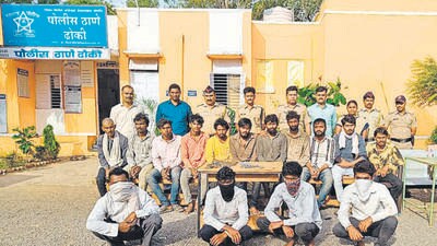 Dharashiv police have rescued 11 workers who were chained by a contractor and forced to carry out well digging without paying compensation, officials said on Monday. (HT)
