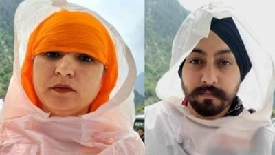 Mandeep Kaur alias Mona and her husband Jaswinder Singh. (HT Photo) Mandeep Kaur alias Mona and her husband Jaswinder Singh. (HT Photo)