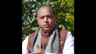 Thakur accused the present Himachal government of “cheating” the people. (HT File Photo) Thakur accused the present Himachal government of “cheating” the people. (HT File Photo)