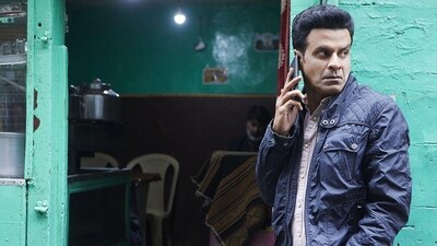 Manoj Bajpayee in a still from The Family Man. Manoj Bajpayee in a still from The Family Man.