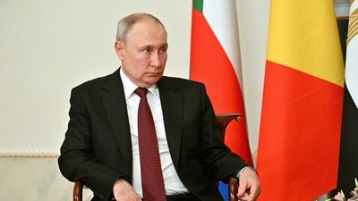 Russian president Vladimir Putin is seen. (Reuters)