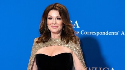 Lisa Vanderpump poses for photographers as she arrives at the annual White House Correspondents' Association Dinner in Washington, (AP) Lisa Vanderpump poses for photographers as she arrives at the annual White House Correspondents' Association Dinner in Washington, (AP)