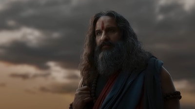 Saif Ali Khan as Lankesh in a still from Adipurush. Saif Ali Khan as Lankesh in a still from Adipurush.