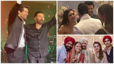 Check out some unseen pictures and videos from Karan Deol and Drisha Acharya's wedding and reception. Check out some unseen pictures and videos from Karan Deol and Drisha Acharya's wedding and reception.