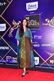 Dia Mirza epitomized simplicity and elegance in a stunning Indian outfit. (HT photo/VarinderChawla)
