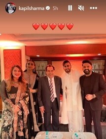 Kapil Sharma posted this picture from the reception.