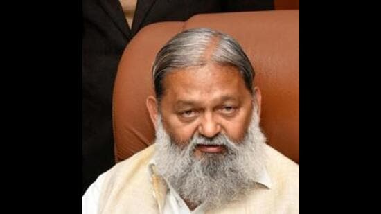 Haryana home, health and Ayush minister Anil Vij has said that a state-level programme on International Yoga Day will be organised in Panipat. (HT File Photo)