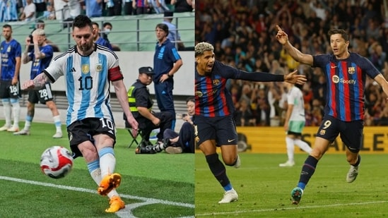 Barcelona striker Robert Lewandowski criticised media's reporting of Lionel Messi's transfer saga.