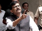 Shiv Sena (Uddhav Thackeray) leader Sanjay Raut addresses media after the Supreme Court verdict on the disqualification of rebel MLAs. (ANI Photo) Shiv Sena (Uddhav Thackeray) leader Sanjay Raut addresses media after the Supreme Court verdict on the disqualification of rebel MLAs. (ANI Photo)