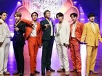 Popular English-language songs by BTS include "Dynamite" and "Butter" Popular English-language songs by BTS include "Dynamite" and "Butter"