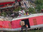 On the evening of June 2, the Coromandel Express crashed into a stationary freight train at Bahanaga Bazar station in Balasore, some of its derailed coaches then colliding with the onrushing Yeshwantpur-Howrah Express in what was India’s worst rail accident in three decades, leaving 288 dead and over 1,100 injured. (PTI)