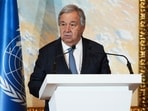 United Nations Secretary-General António Guterres. United Nations Secretary-General António Guterres.