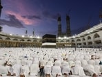 Muslim pilgrims perform prayers around the Kaaba, Islam's holy shrine, at the Grand Mosque in the Saudi holy city of Mecca ahead of the Hajj pilgrimage. Hajj 2023: Date, history, significance and Ihram to Eid-ul-Adha rituals of Muslims pilgrimage to Mecca in Saudi Arabia 