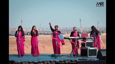 An instrument of change: Meri Zindagi band performing on stage. (Sourced) An instrument of change: Meri Zindagi band performing on stage. (Sourced)