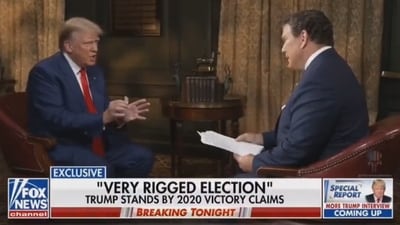 In a fiery interview, former president Donald Trump sparred with Fox News host Bret Baier, covering a range of contentious topics that left the conversation heated. (Twitter) In a fiery interview, former president Donald Trump sparred with Fox News host Bret Baier, covering a range of contentious topics that left the conversation heated. (Twitter)